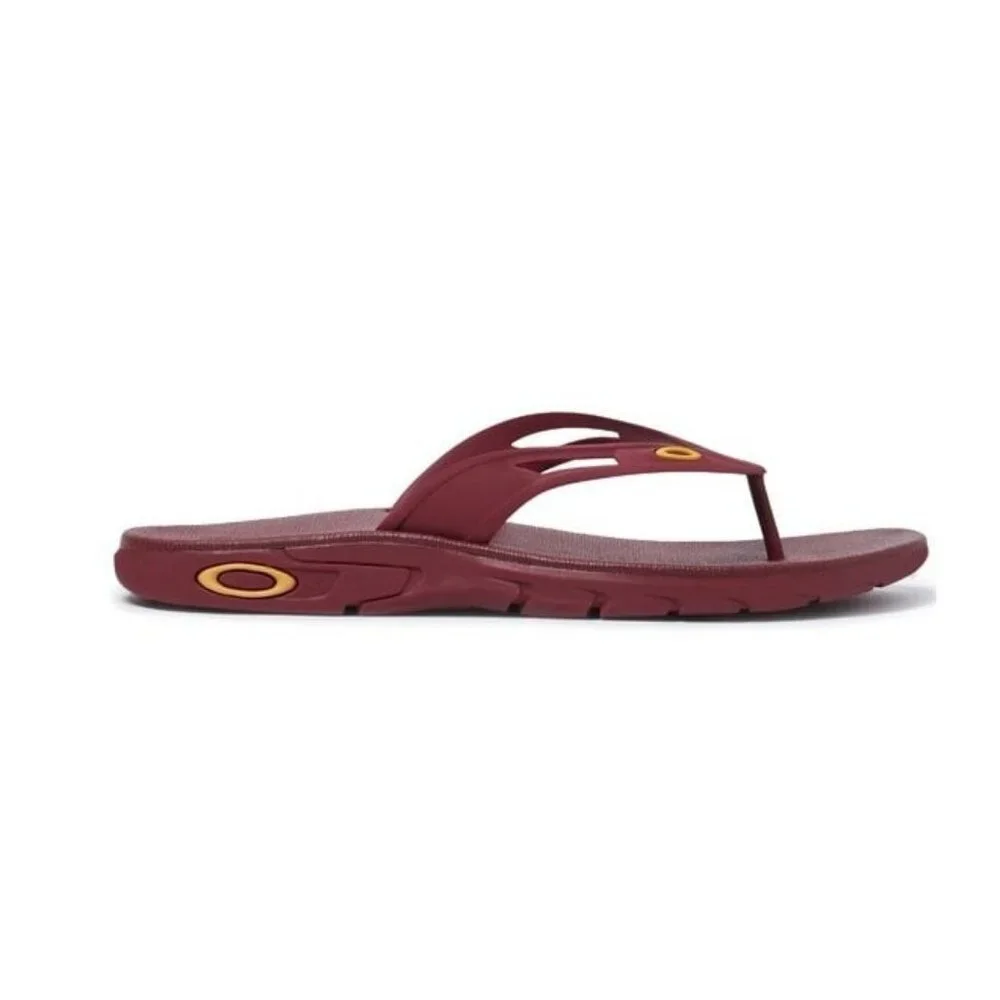 NWT OAKLEY ELLIPSE FLIP SANDAL COLOR SUNDRIED TOMATO MENS SIZE‎  7